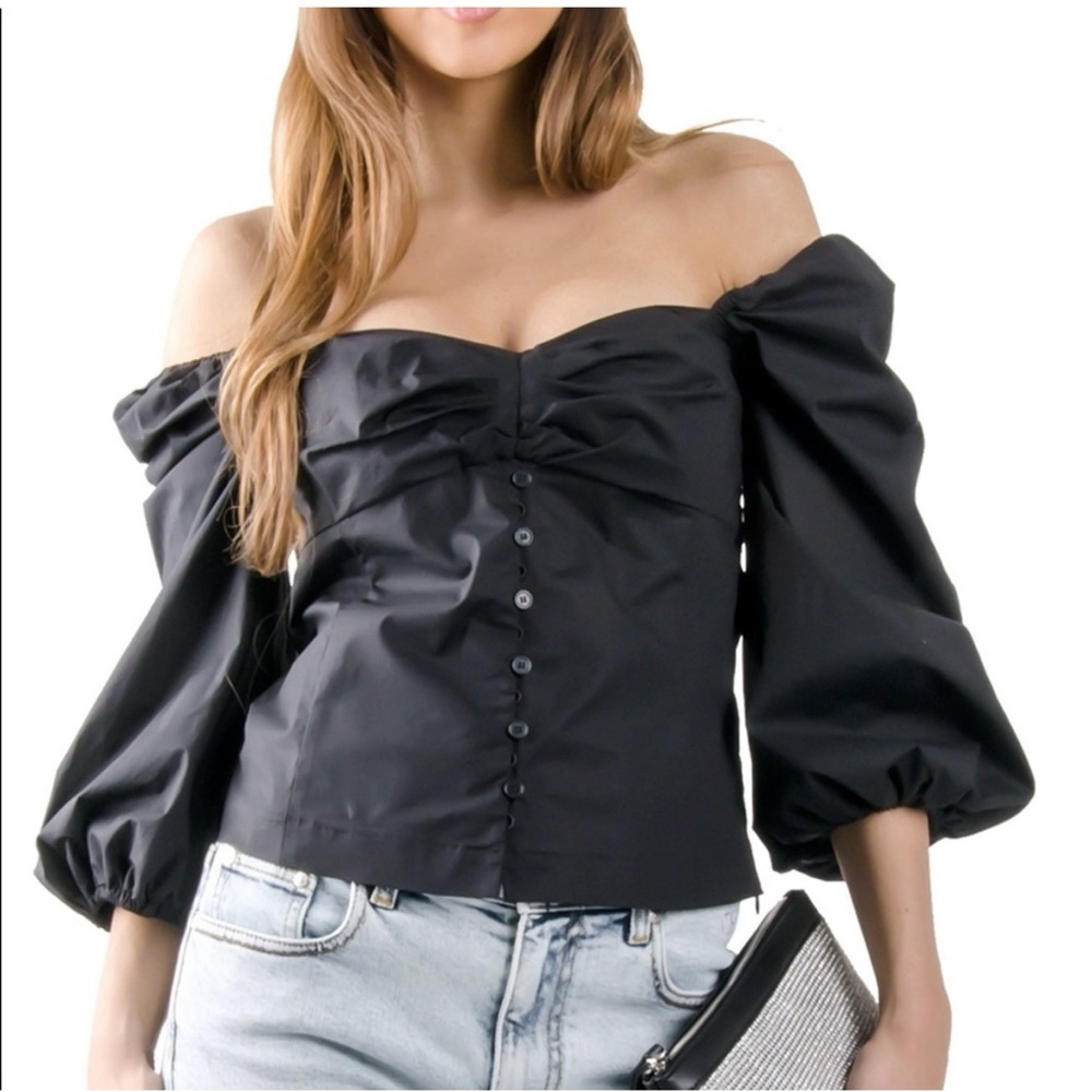 Pinko puffy sleeves blouse